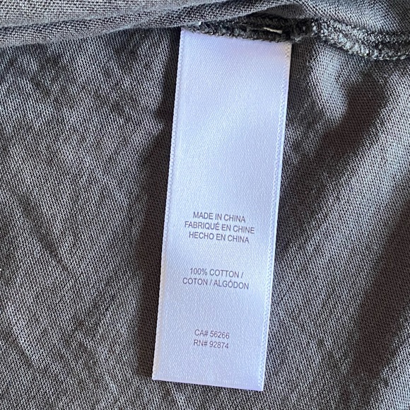 EUC Splendid 100% cotton dark grays camouflage crew neck tee - Picture 5 of 6